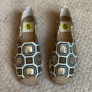 Size 5 tory burch espadrilles